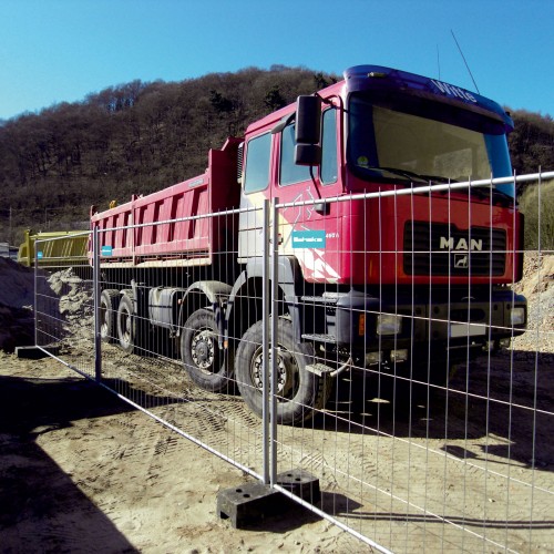 Schake Mobilzaun Profi Element ohne Haken und Ösen 3,5x1,2m