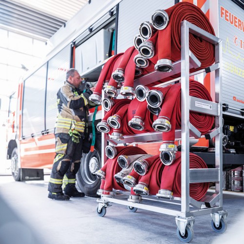 MUNK Rettungstechnik Schlauchregal fahrbar