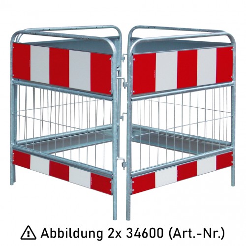 Schake Schachtschutzgitter 2-teilig nach TL 2,0x2,0m