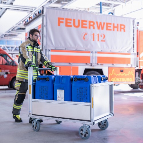 MUNK Rettungstechnik Transportwagen Aluminiumbox