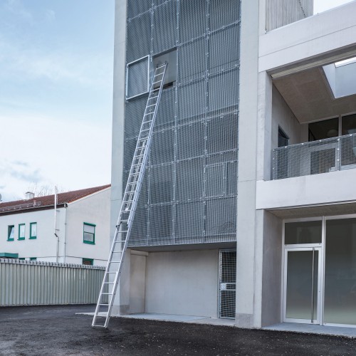 MUNK Rettungstechnik Seilzugleiter 3-teilig 19 Sprossen Aluminium nach ÖNorm F 4047