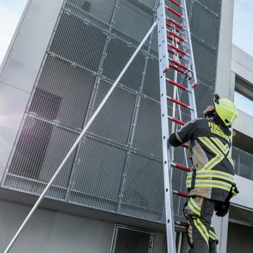 MUNK Rettungstechnik Seilzugleiter 3-teilig aus Aluminium